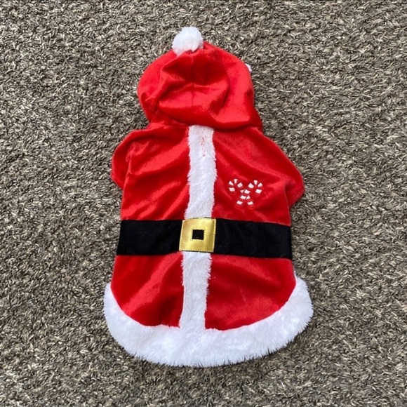 Holiday Time Other - Red Santa Clause Dog Costume Size Small Dog Sweater